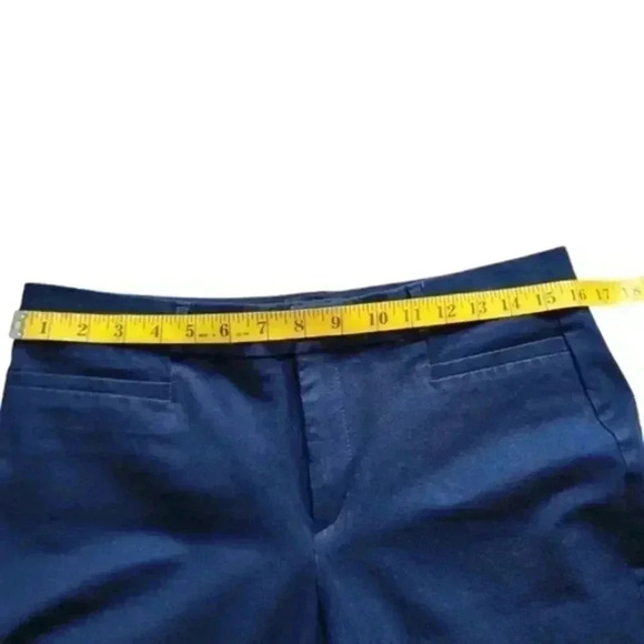 Banana Republic Sloan Pant Slim Ankle  Maritime Blue Trousers Women's size 8 - Picture 11 of 13